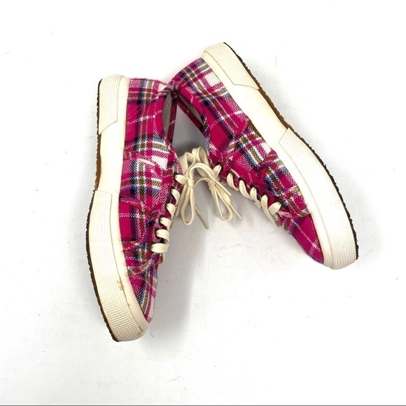 Superga pink 2750 Classic Tweed Vulcanized Sneaker - Picture 10 of 11